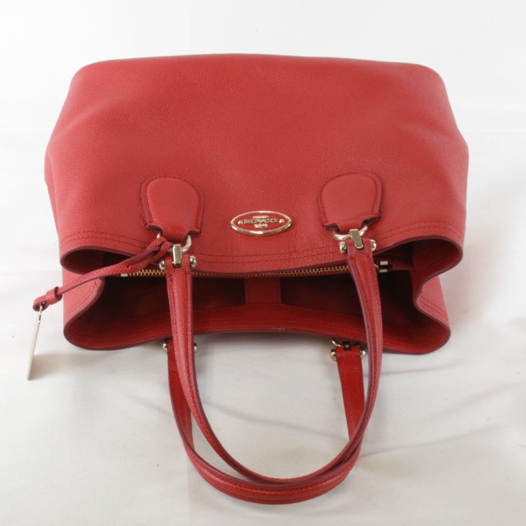 美品『USED』 
COACH コーチ 
 2way 34563 ハンドバッグ 
レザー レッド
