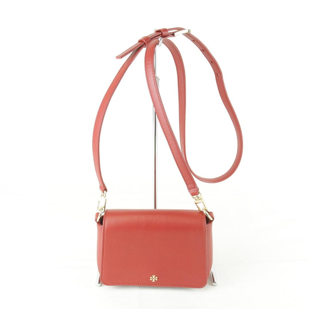 良品『USED』 
Tory Burch トリーバーチ 
 ショルダーバッグ 
レザー レッド