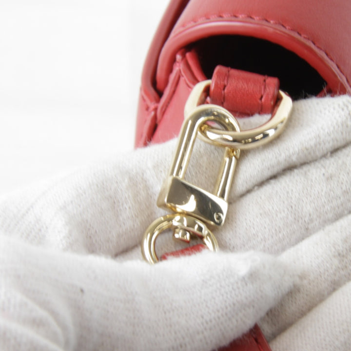 良品『USED』 
Tory Burch トリーバーチ 
 ショルダーバッグ 
レザー レッド