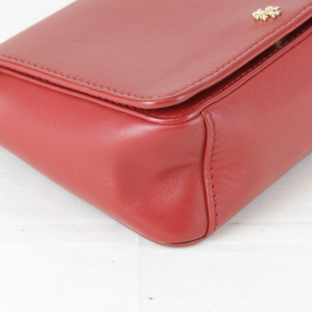 良品『USED』 
Tory Burch トリーバーチ 
 ショルダーバッグ 
レザー レッド