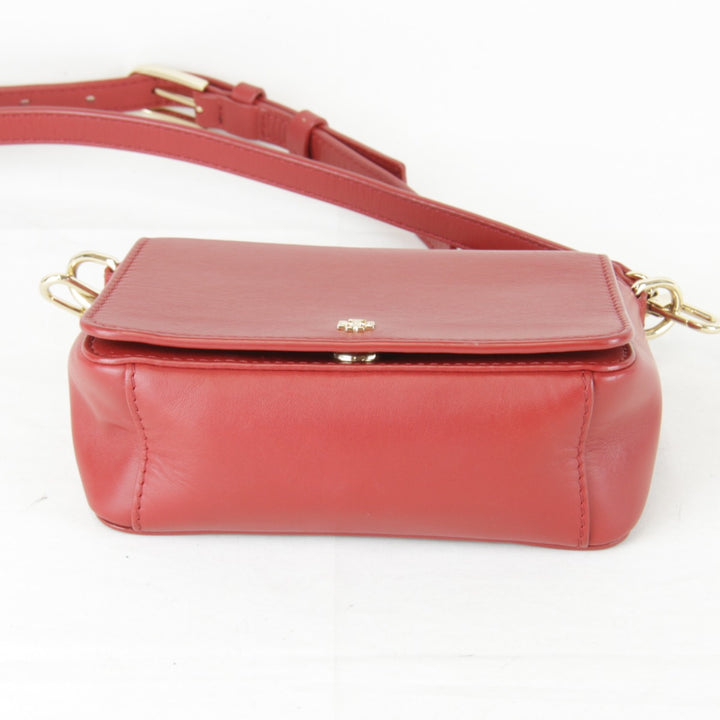 良品『USED』 
Tory Burch トリーバーチ 
 ショルダーバッグ 
レザー レッド