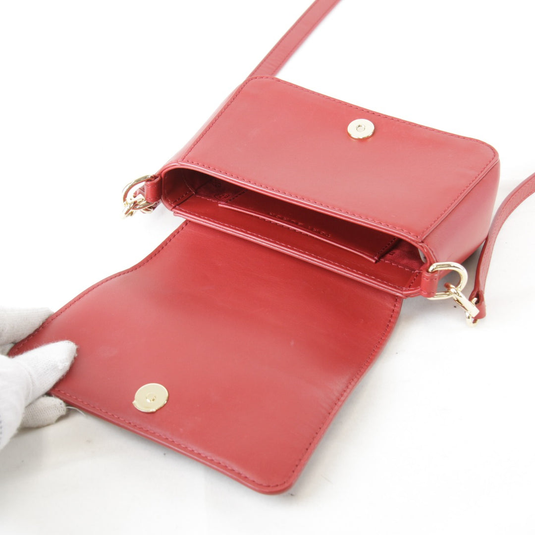 良品『USED』 
Tory Burch トリーバーチ 
 ショルダーバッグ 
レザー レッド