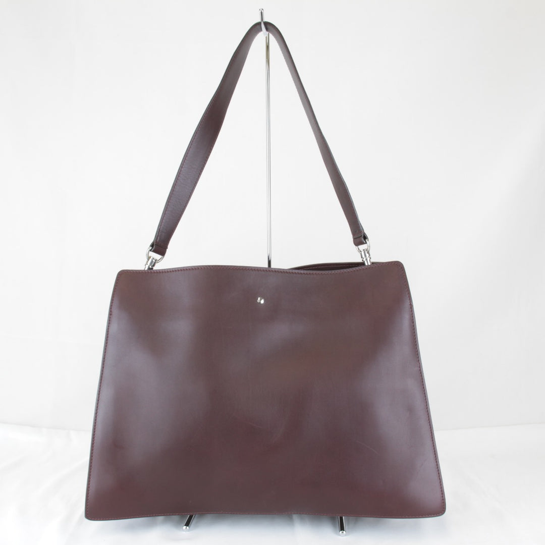 【価格改定】良品『USED』 
CELINE セリーヌ 
 チェーン金具 袋有 ショルダーバッグ 
レザー ワインレッド