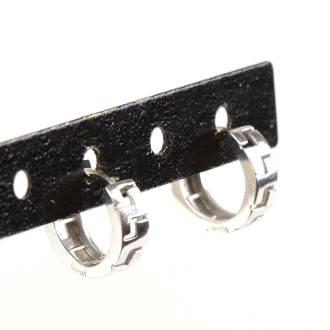 美品『USED』 K14WG 
 フープデザインピアス ピアス
 2.1g