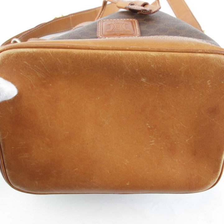 『USED』 
CELINE セリーヌ 
 ショルダーバッグ 
PVCコーティングキャンバス ブラウン