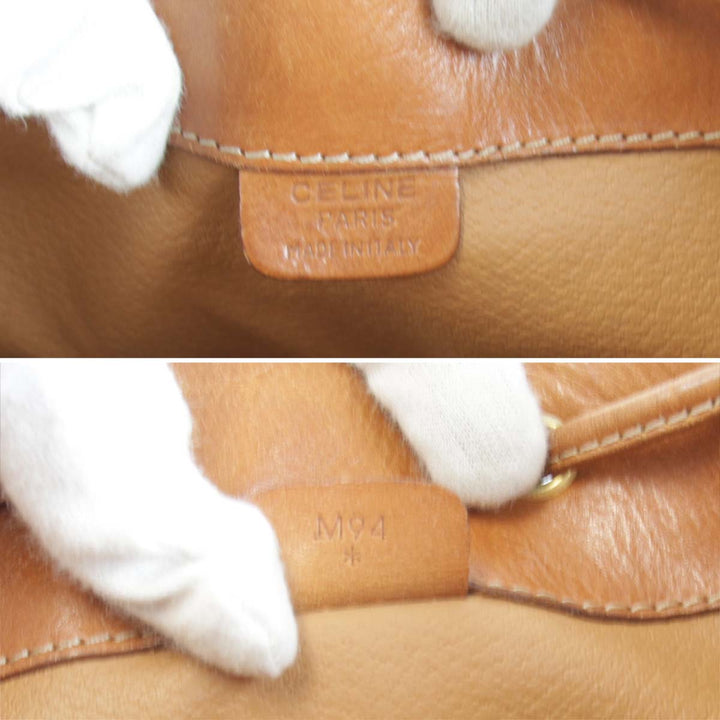 『USED』 
CELINE セリーヌ 
 ショルダーバッグ 
PVCコーティングキャンバス ブラウン