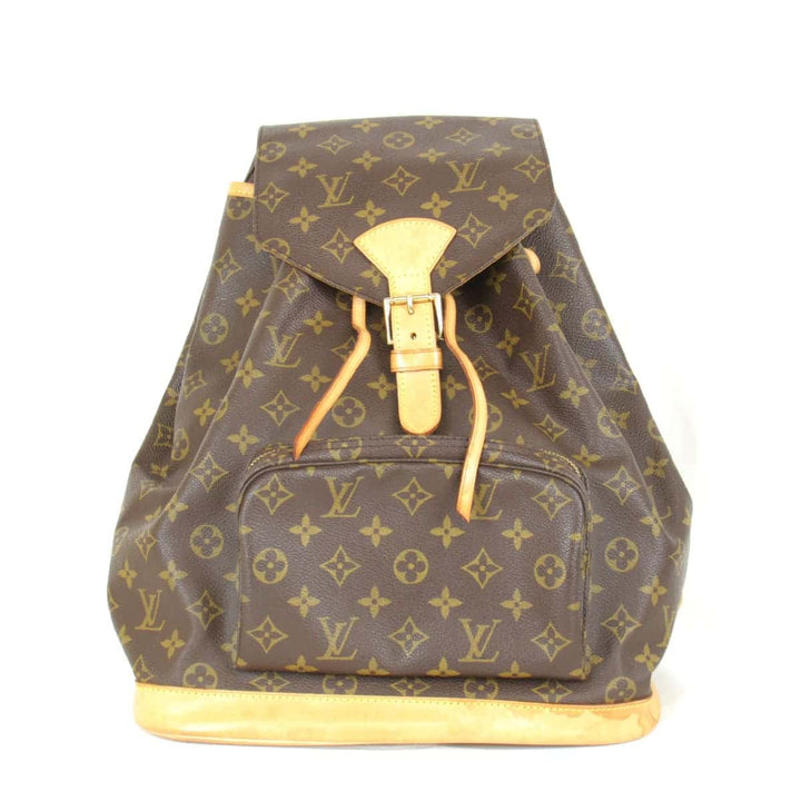 『USED』 
LOUIS VUITTON ルイ・ヴィトン 
 モンスリGM M51135 リュック・デイパック 
モノグラムキャンバス モノグラム