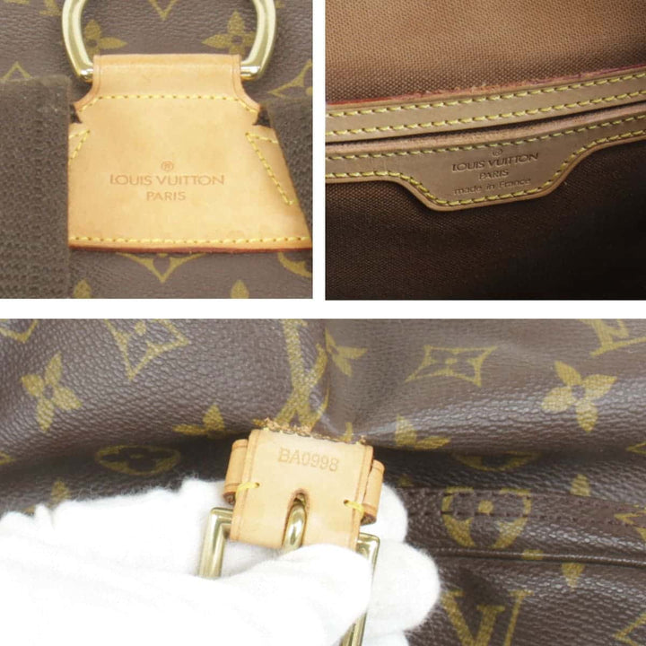 『USED』 
LOUIS VUITTON ルイ・ヴィトン 
 モンスリGM M51135 リュック・デイパック 
モノグラムキャンバス モノグラム