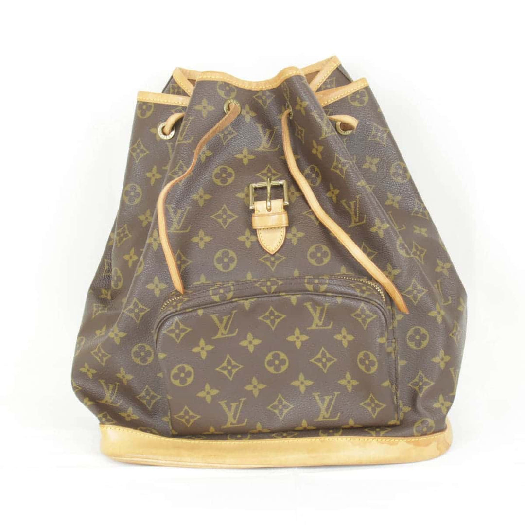 『USED』 
LOUIS VUITTON ルイ・ヴィトン 
 モンスリGM M51135 リュック・デイパック 
モノグラムキャンバス モノグラム