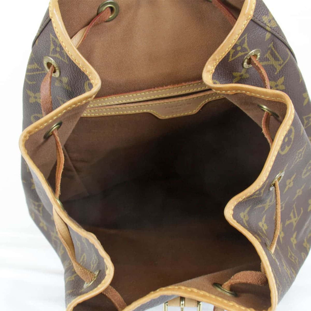 『USED』 
LOUIS VUITTON ルイ・ヴィトン 
 モンスリGM M51135 リュック・デイパック 
モノグラムキャンバス モノグラム