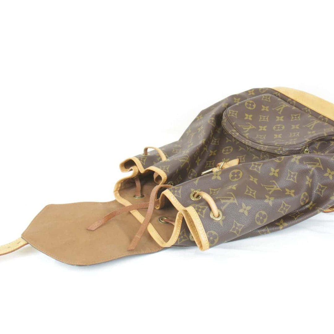 『USED』 
LOUIS VUITTON ルイ・ヴィトン 
 モンスリGM M51135 リュック・デイパック 
モノグラムキャンバス モノグラム