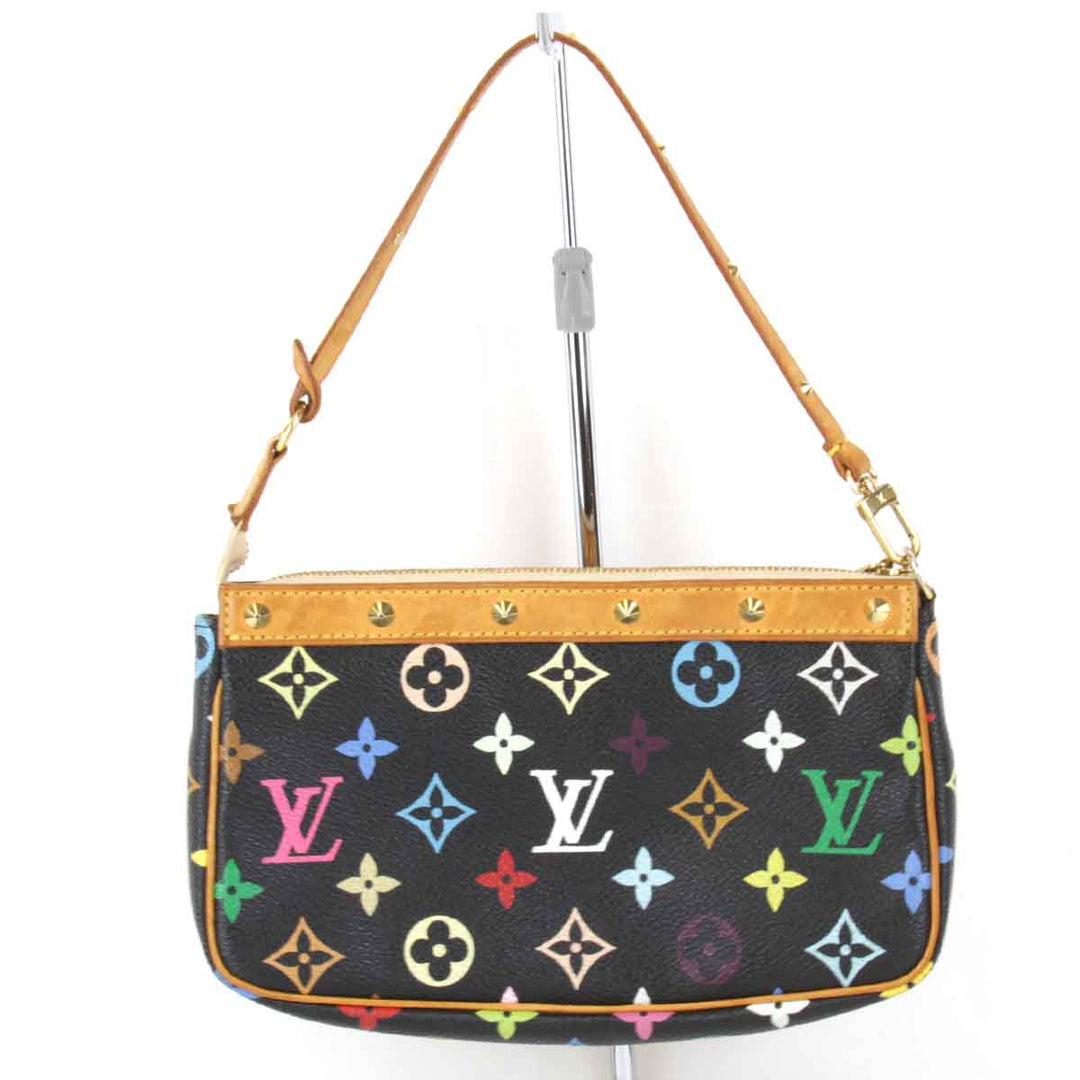 美品『USED』 
LOUIS VUITTON ルイ・ヴィトン 
 ポシェット・アクセソワール M92648 アクセサリーポーチ 
モノグラムマルチカラー 黒