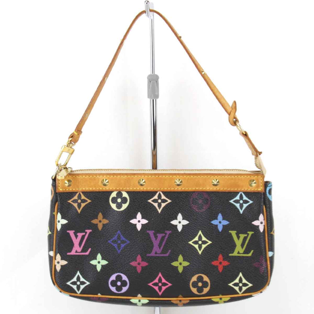 美品『USED』 
LOUIS VUITTON ルイ・ヴィトン 
 ポシェット・アクセソワール M92648 アクセサリーポーチ 
モノグラムマルチカラー 黒