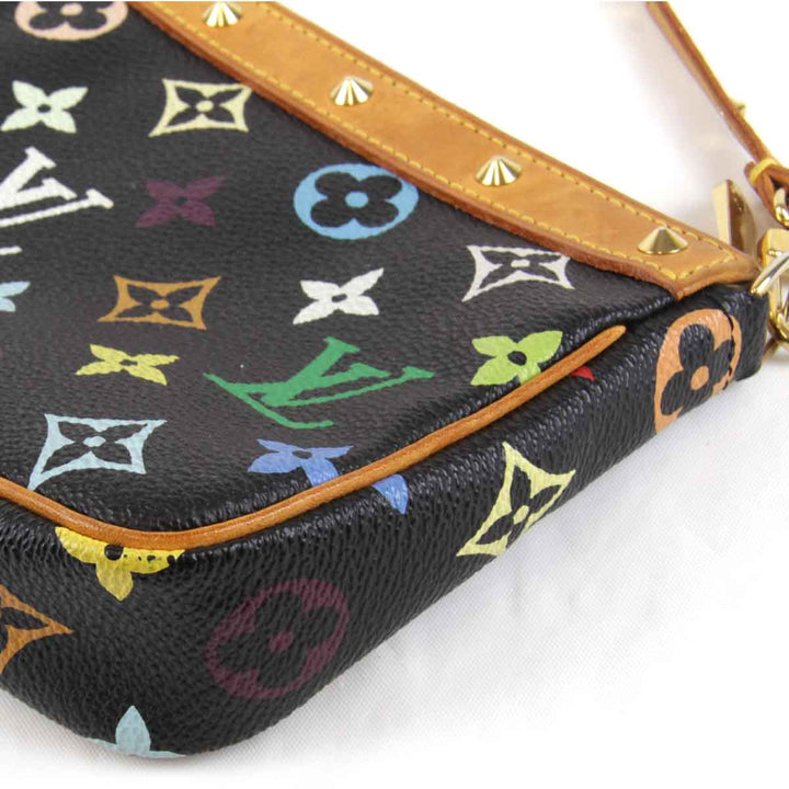 美品『USED』 
LOUIS VUITTON ルイ・ヴィトン 
 ポシェット・アクセソワール M92648 アクセサリーポーチ 
モノグラムマルチカラー 黒