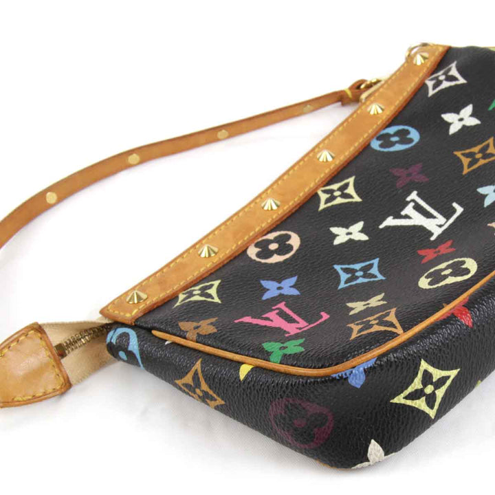 美品『USED』 
LOUIS VUITTON ルイ・ヴィトン 
 ポシェット・アクセソワール M92648 アクセサリーポーチ 
モノグラムマルチカラー 黒