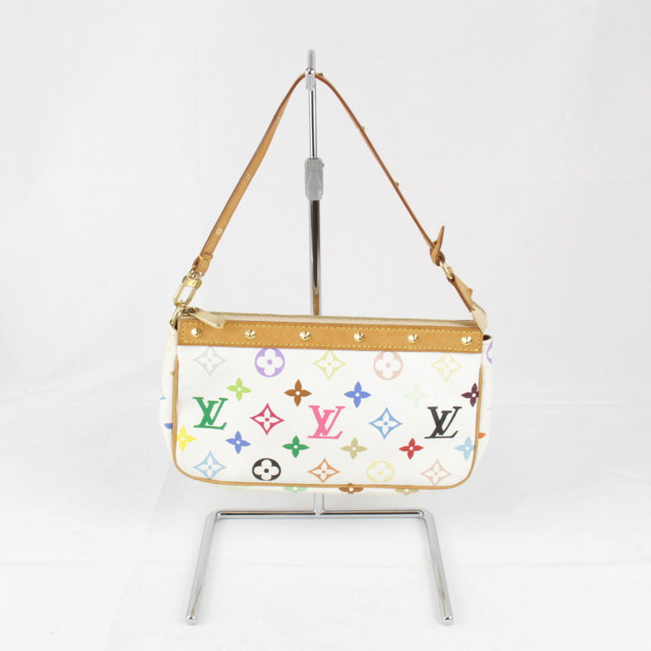『USED』 
LOUIS VUITTON ルイ・ヴィトン 
 ポシェット・アクセソワール M92649 アクセサリーポーチ 
モノグラムマルチカラー ブロン