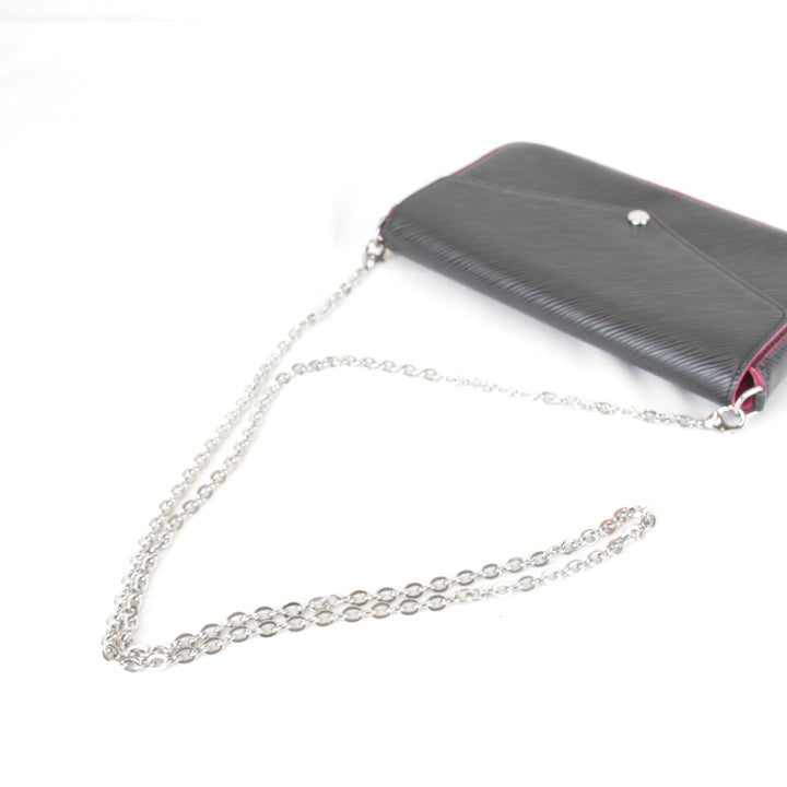 美品『USED』 
LOUIS VUITTON ルイ・ヴィトン 
 ポシェット・フェリシー M64579 ポシェット 
エピレザー ブラック×ピンク