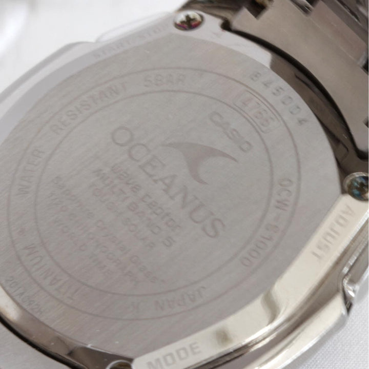 美品『USED』 
 OCEANUS OCW-S1000J 
腕時計
 ソーラー電波時計 メンズ