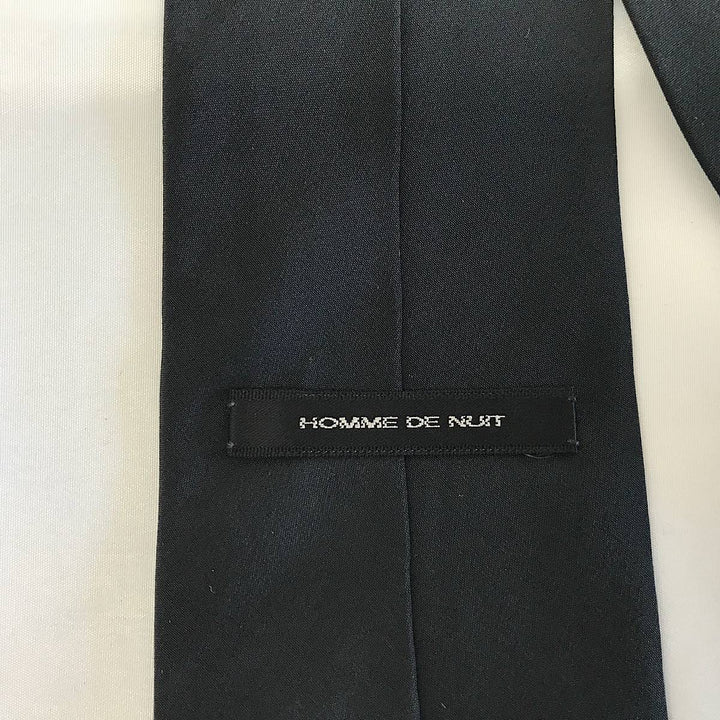 『USED』 
TOKIO KUMAGAI トキオクマガイ 
 希少 数字デザインネクタイ 専用ペーパーケース付 80s ヴィンテージ ネクタイ 
コットン ブラック
