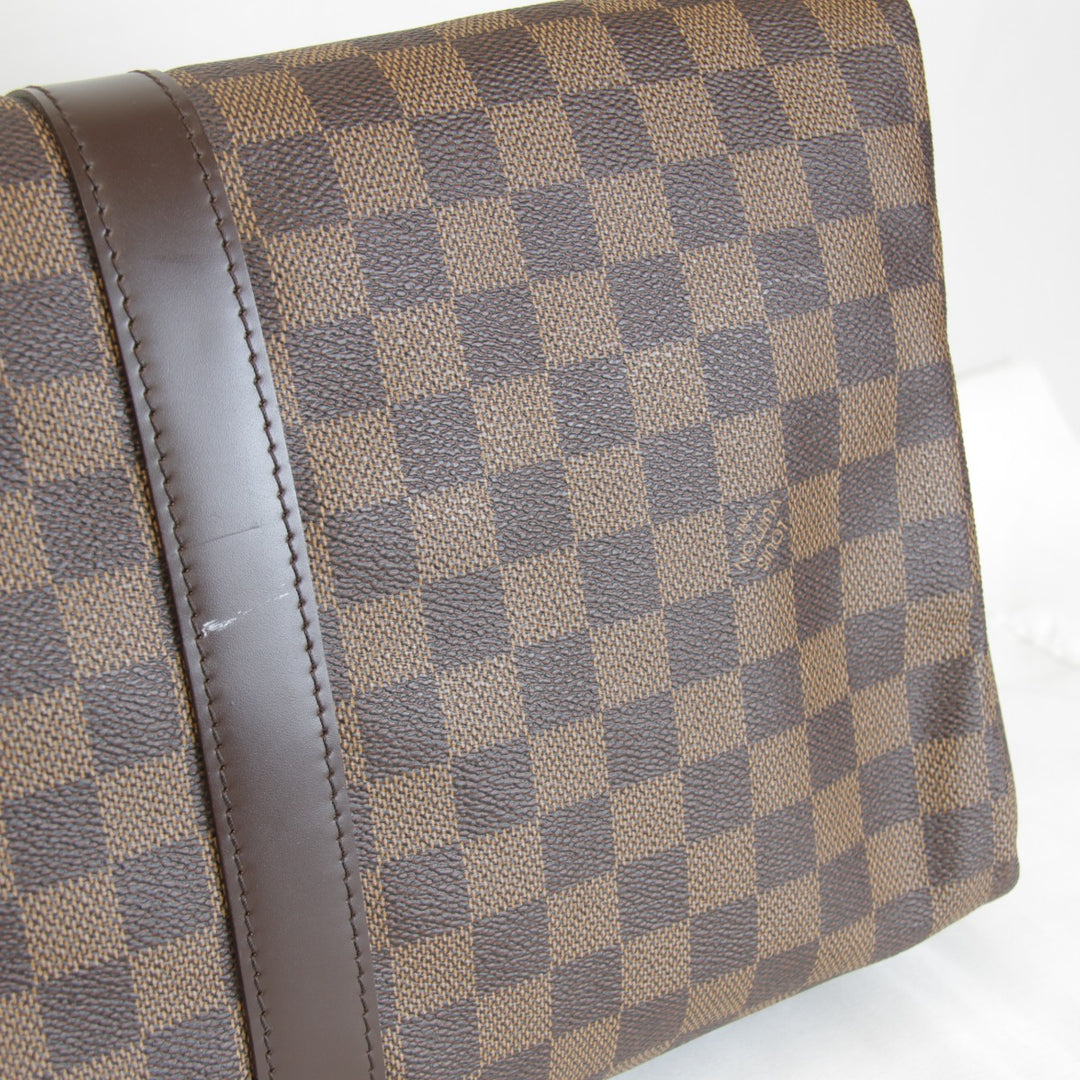 良品『USED』 
LOUIS VUITTON ルイ・ヴィトン 
 キーポルバンドリエール45 N41428/MB4181 ボストンバッグ 
ダミエキャンバス/レザー ブラウン