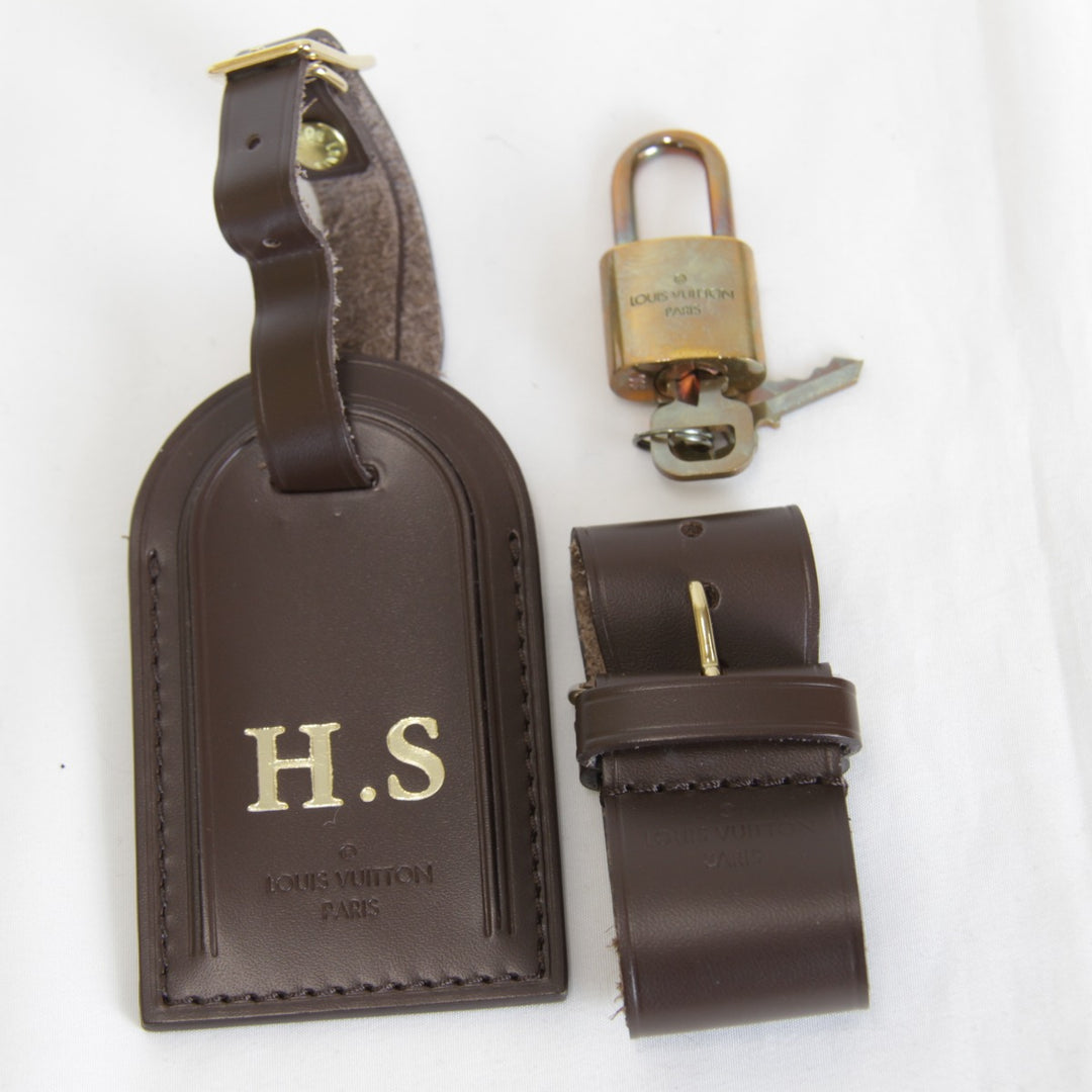 良品『USED』 
LOUIS VUITTON ルイ・ヴィトン 
 キーポルバンドリエール45 N41428/MB4181 ボストンバッグ 
ダミエキャンバス/レザー ブラウン