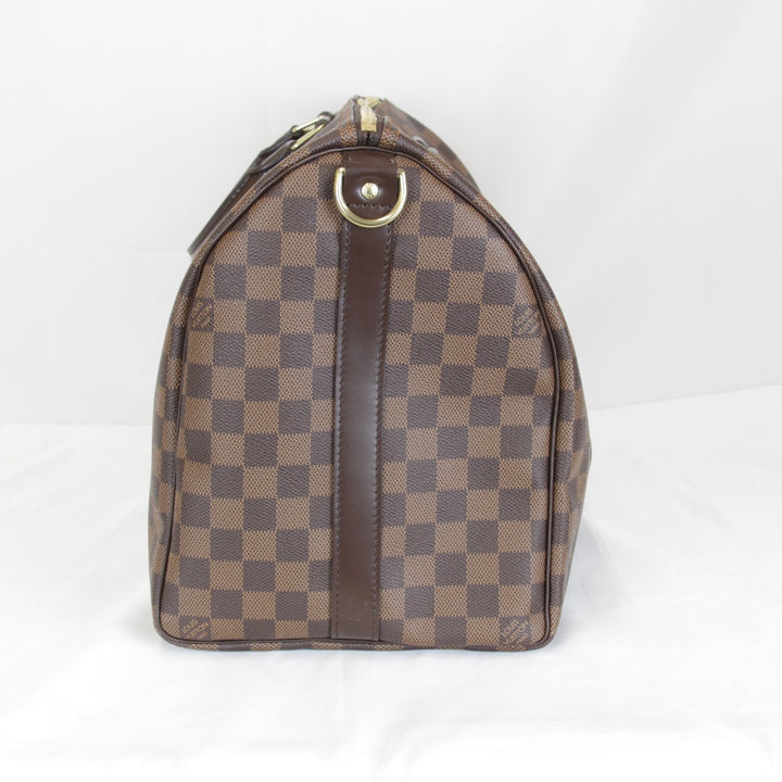 良品『USED』 
LOUIS VUITTON ルイ・ヴィトン 
 キーポルバンドリエール45 N41428/MB4181 ボストンバッグ 
ダミエキャンバス/レザー ブラウン