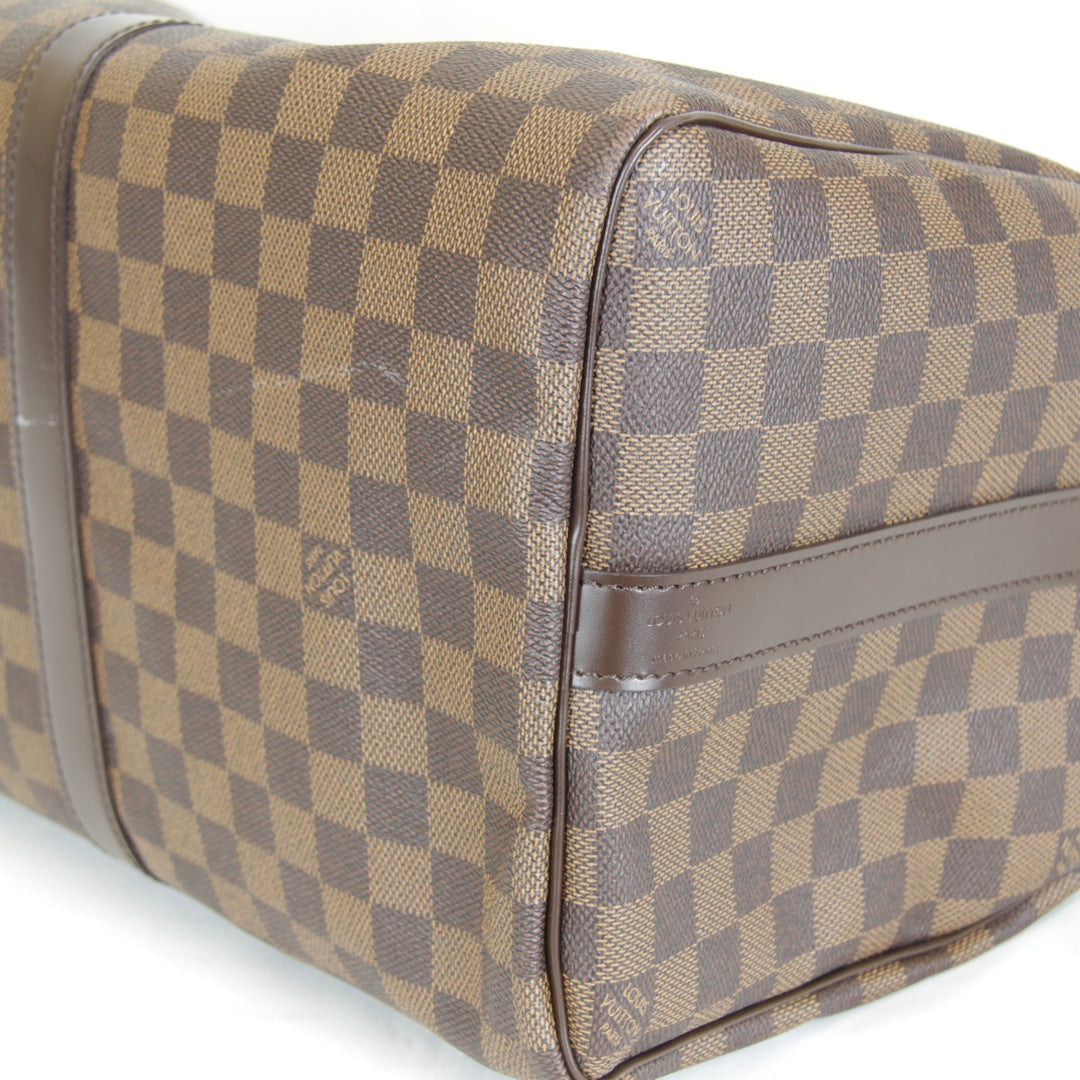 良品『USED』 
LOUIS VUITTON ルイ・ヴィトン 
 キーポルバンドリエール45 N41428/MB4181 ボストンバッグ 
ダミエキャンバス/レザー ブラウン