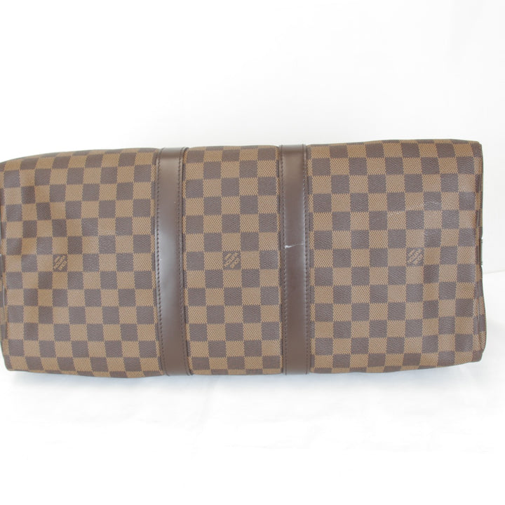 良品『USED』 
LOUIS VUITTON ルイ・ヴィトン 
 キーポルバンドリエール45 N41428/MB4181 ボストンバッグ 
ダミエキャンバス/レザー ブラウン
