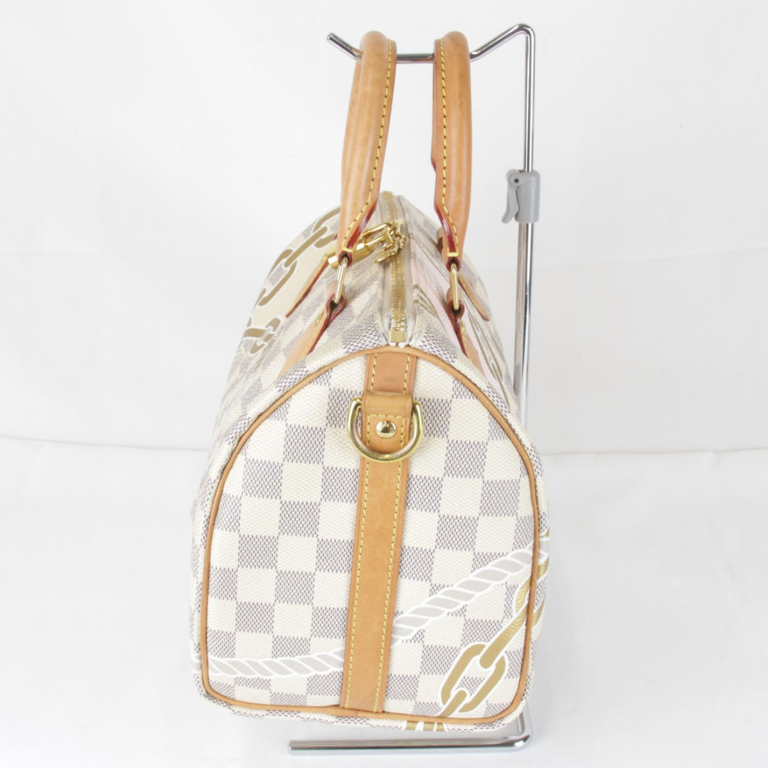 良品『USED』 
LOUIS VUITTON ルイ・ヴィトン 
 パンドリエール N40473/RFID ボストンバッグ 
ダミエアズールキャンバス ホワイト
