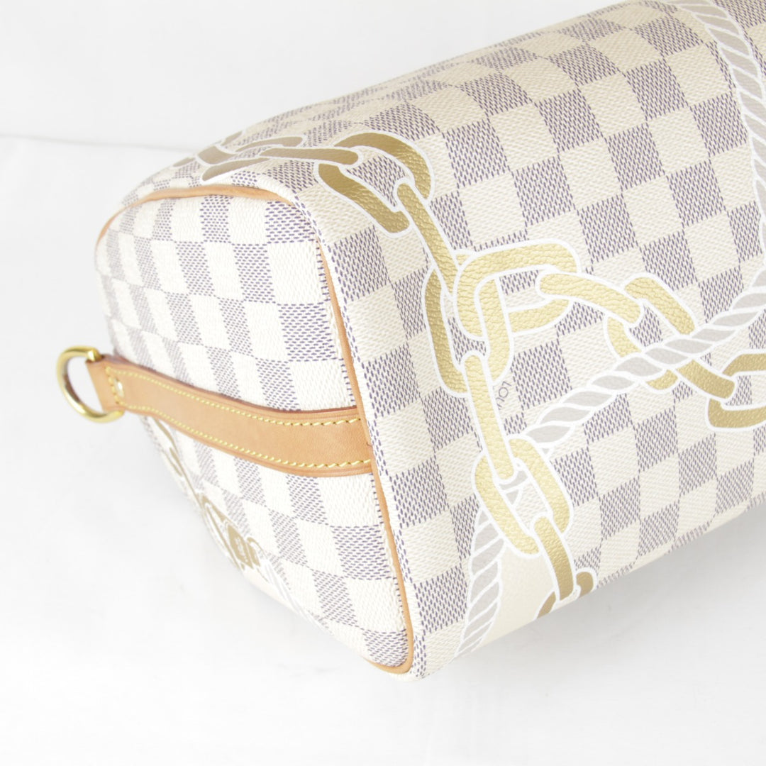 良品『USED』 
LOUIS VUITTON ルイ・ヴィトン 
 パンドリエール N40473/RFID ボストンバッグ 
ダミエアズールキャンバス ホワイト