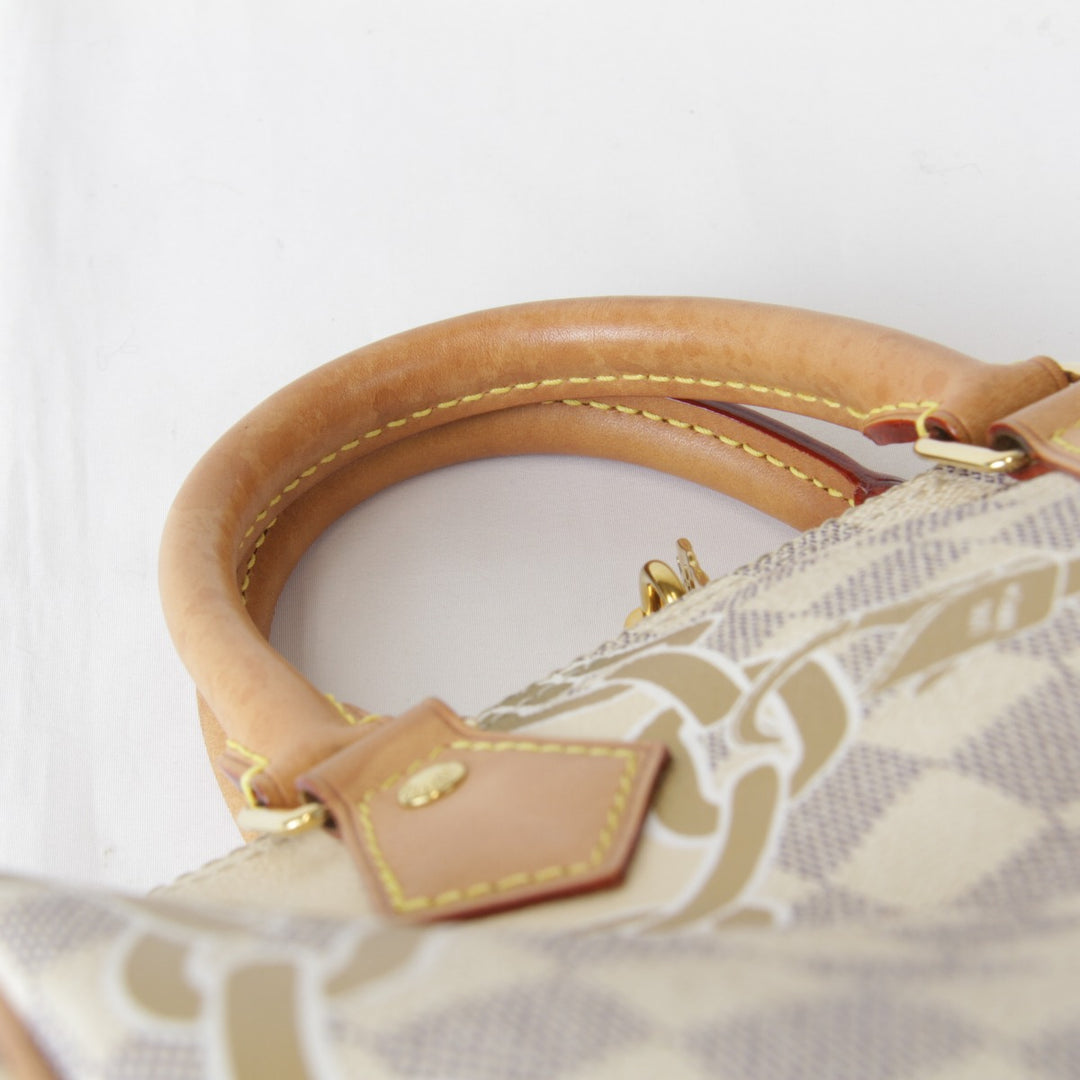 良品『USED』 
LOUIS VUITTON ルイ・ヴィトン 
 パンドリエール N40473/RFID ボストンバッグ 
ダミエアズールキャンバス ホワイト