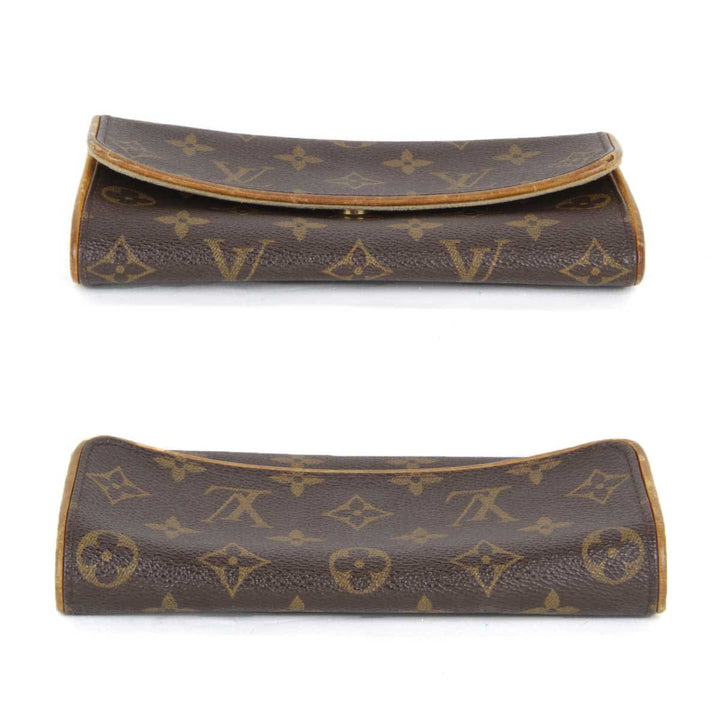 『USED』 
LOUIS VUITTON ルイ・ヴィトン 
 ポシェット・ツインPM M51854 ポシェット 
モノグラムキャンバス ブラウン