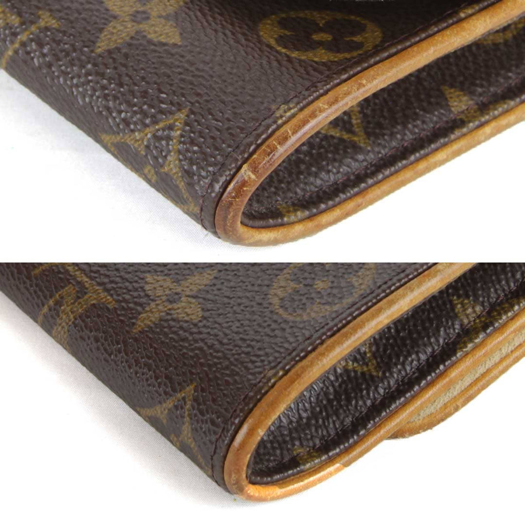 『USED』 
LOUIS VUITTON ルイ・ヴィトン 
 ポシェット・ツインPM M51854 ポシェット 
モノグラムキャンバス ブラウン