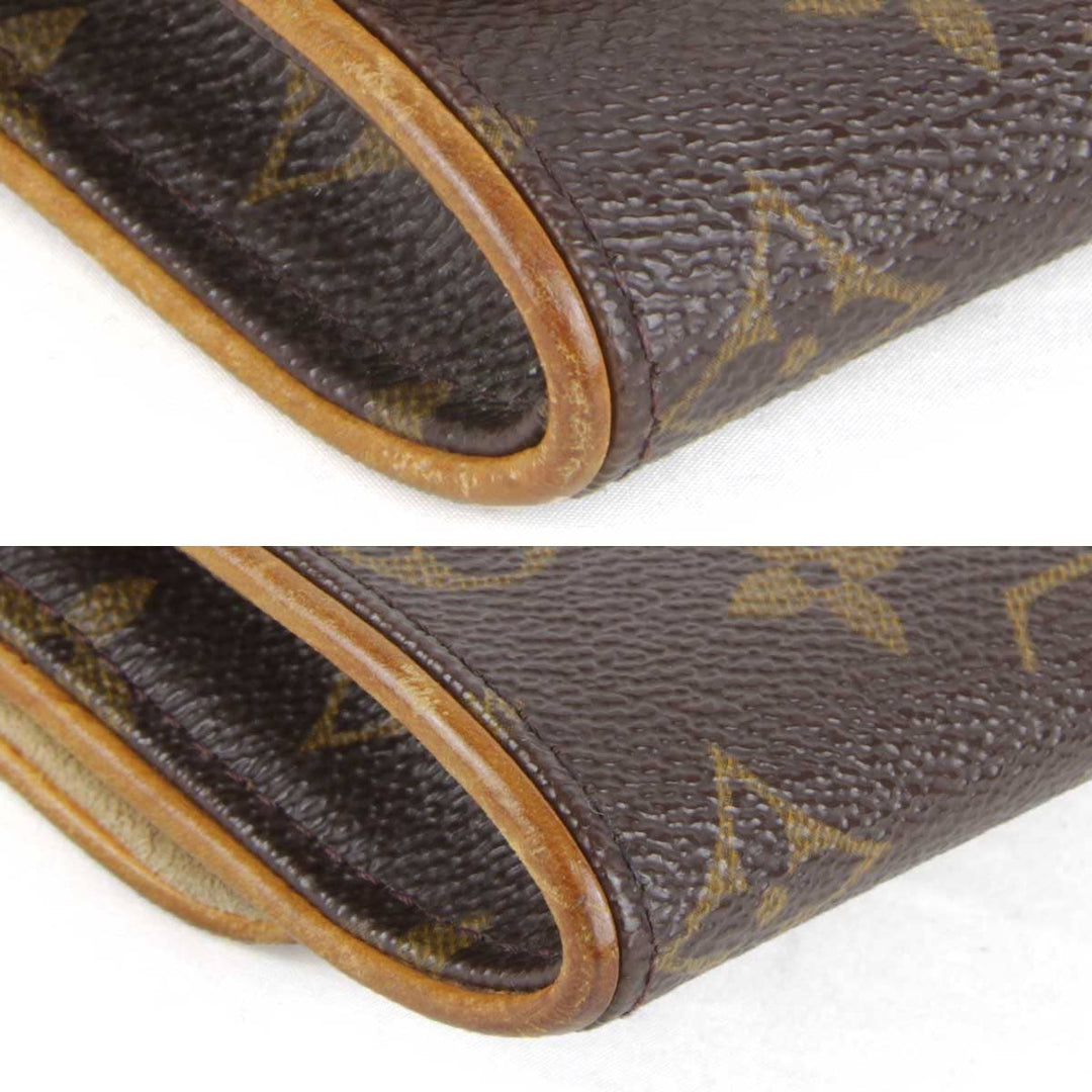 『USED』 
LOUIS VUITTON ルイ・ヴィトン 
 ポシェット・ツインPM M51854 ポシェット 
モノグラムキャンバス ブラウン