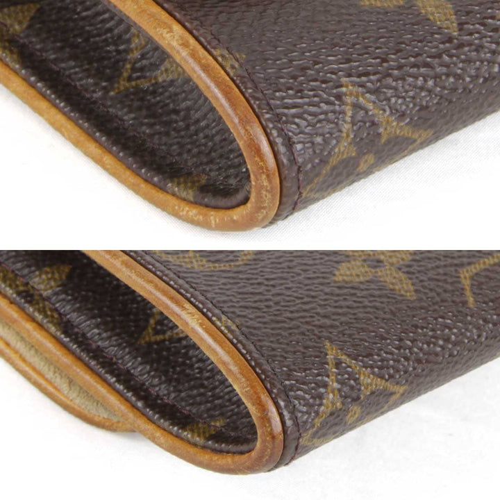『USED』 
LOUIS VUITTON ルイ・ヴィトン 
 ポシェット・ツインPM M51854 ポシェット 
モノグラムキャンバス ブラウン