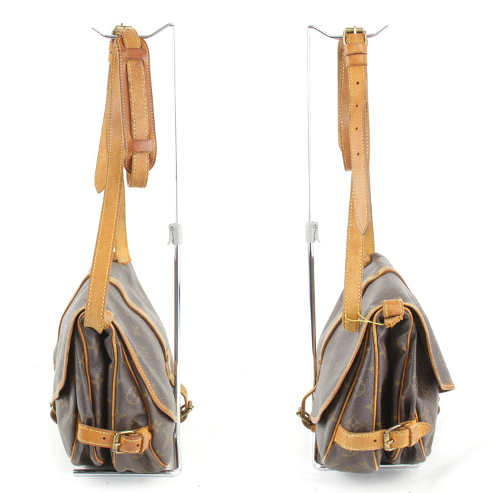 『ジャンク品』 
LOUIS VUITTON ルイ・ヴィトン 
 ソミュール30 M42256 ショルダーバッグ 
モノグラムキャンバス モノグラム