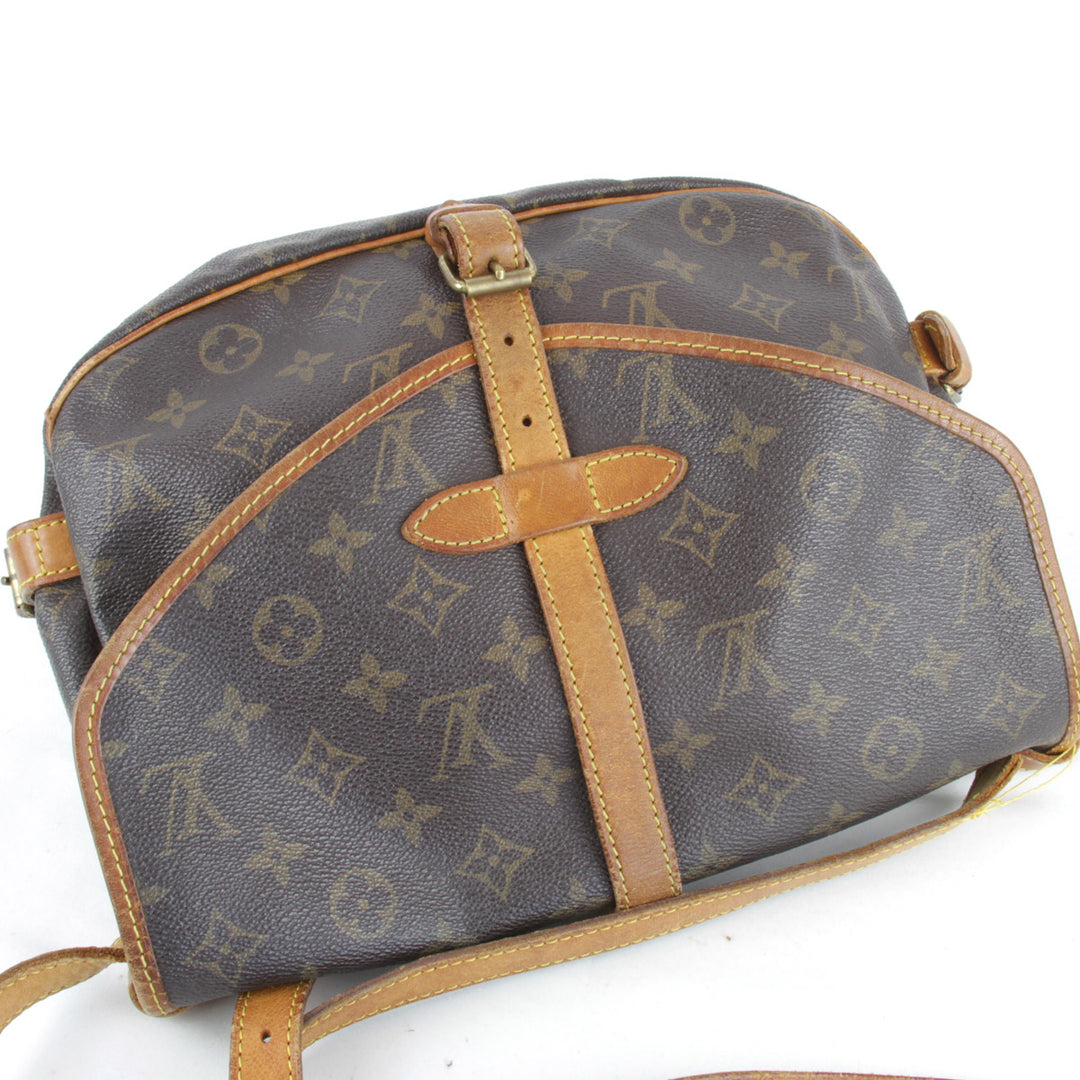『ジャンク品』 
LOUIS VUITTON ルイ・ヴィトン 
 ソミュール30 M42256 ショルダーバッグ 
モノグラムキャンバス モノグラム