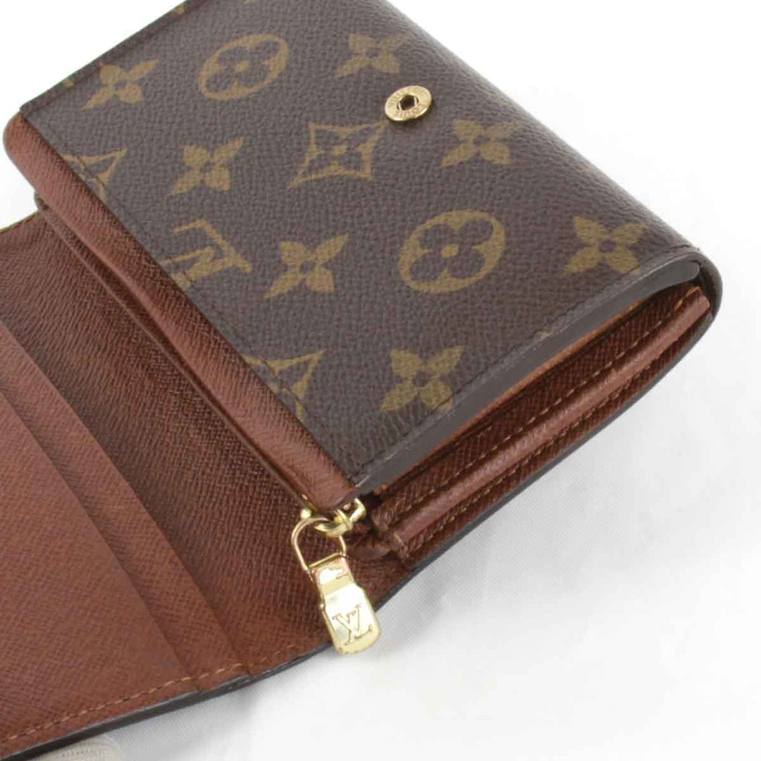 『USED』 
LOUIS VUITTON ルイ・ヴィトン 
 ポルトフォイユトレゾール M61736 二つ折り財布 
モノグラムキャンバス モノグラム
