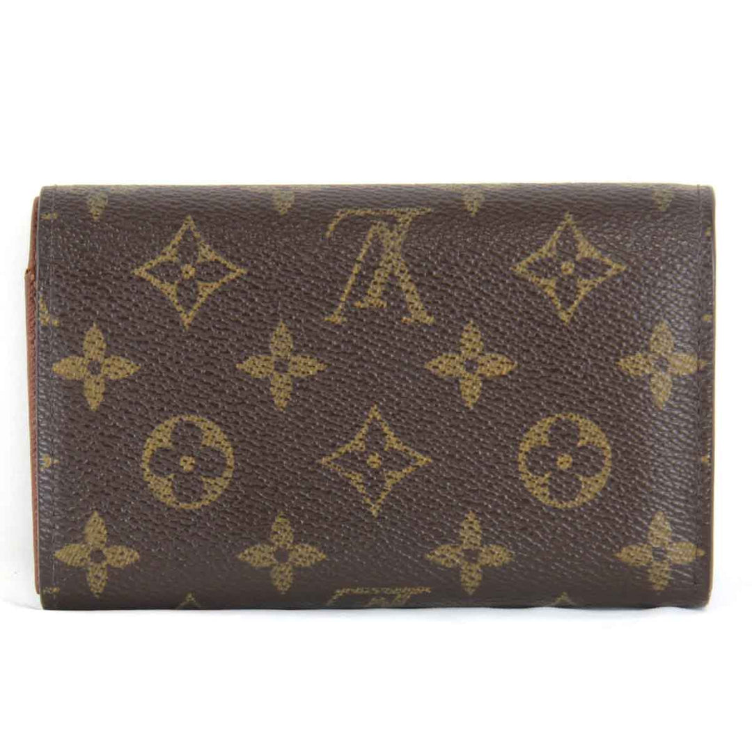 『USED』 
LOUIS VUITTON ルイ・ヴィトン 
 ポルトフォイユトレゾール M61736 二つ折り財布 
モノグラムキャンバス モノグラム