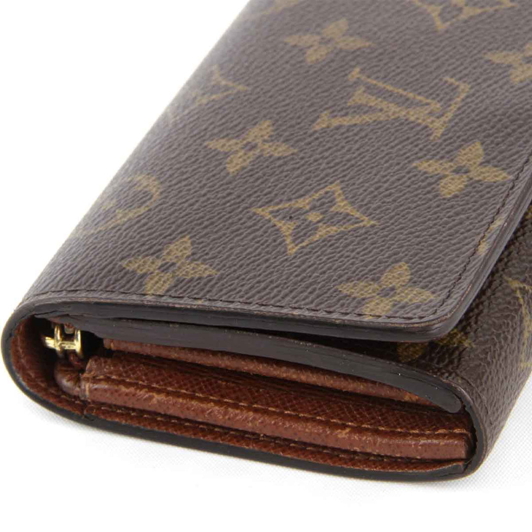 『USED』 
LOUIS VUITTON ルイ・ヴィトン 
 ポルトフォイユトレゾール M61736 二つ折り財布 
モノグラムキャンバス モノグラム