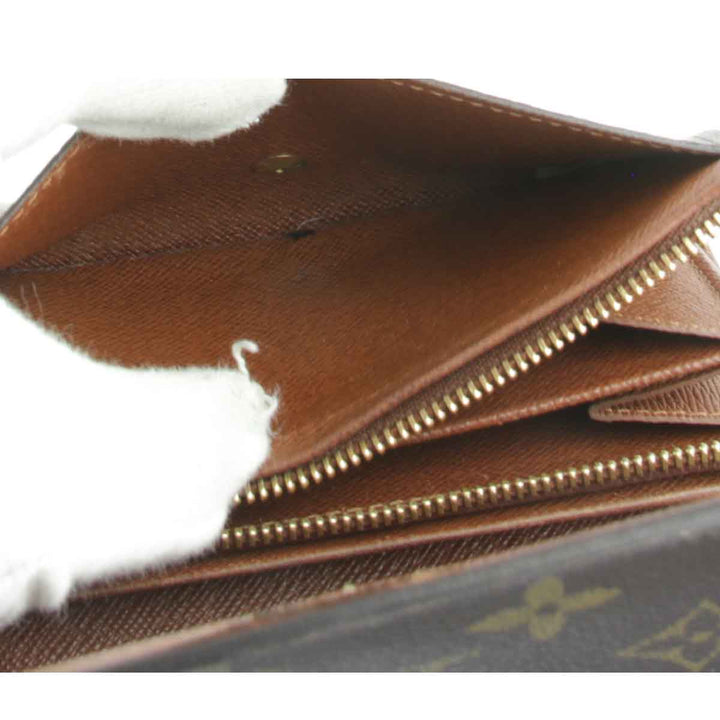 『USED』 
LOUIS VUITTON ルイ・ヴィトン 
 ポルトフォイユトレゾール M61736 二つ折り財布 
モノグラムキャンバス モノグラム