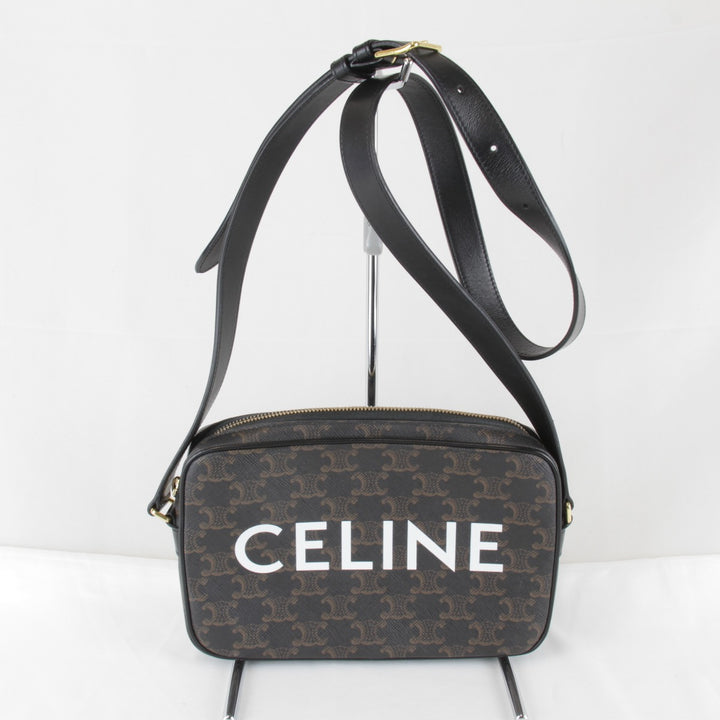 超美品『USED』 
CELINE セリーヌ 
 ミディアム メッセンジャーバッグ ショルダーバッグ 
 ブラウン