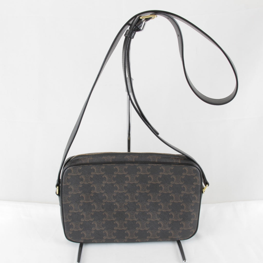 超美品『USED』 
CELINE セリーヌ 
 ミディアム メッセンジャーバッグ ショルダーバッグ 
 ブラウン