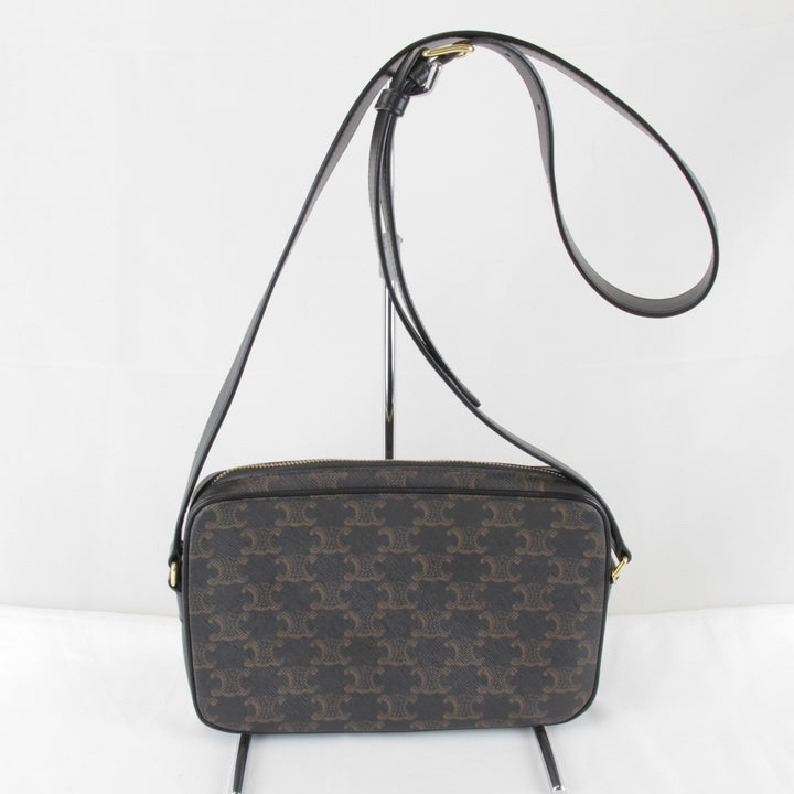 超美品『USED』 
CELINE セリーヌ 
 ミディアム メッセンジャーバッグ ショルダーバッグ 
 ブラウン