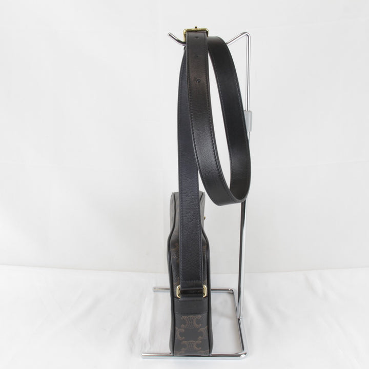 超美品『USED』 
CELINE セリーヌ 
 ミディアム メッセンジャーバッグ ショルダーバッグ 
 ブラウン