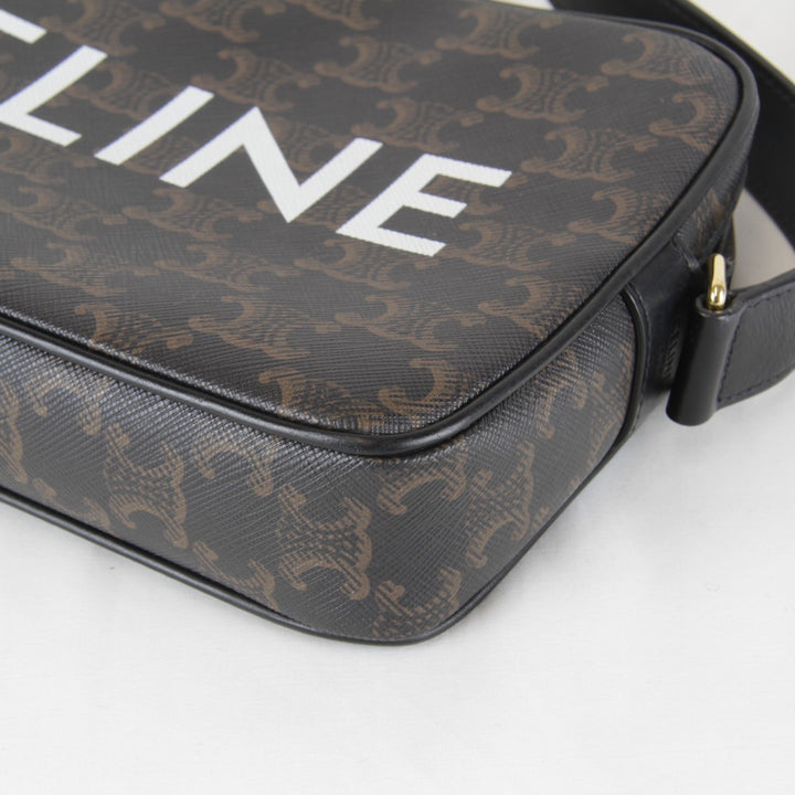 超美品『USED』 
CELINE セリーヌ 
 ミディアム メッセンジャーバッグ ショルダーバッグ 
 ブラウン