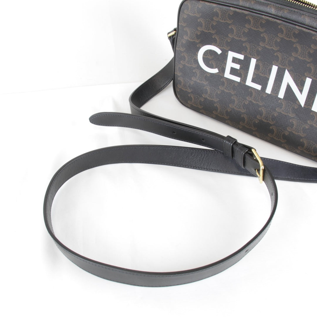 超美品『USED』 
CELINE セリーヌ 
 ミディアム メッセンジャーバッグ ショルダーバッグ 
 ブラウン