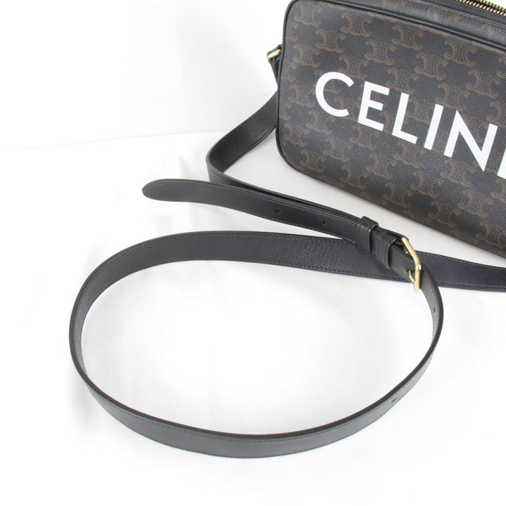 超美品『USED』 
CELINE セリーヌ 
 ミディアム メッセンジャーバッグ ショルダーバッグ 
 ブラウン