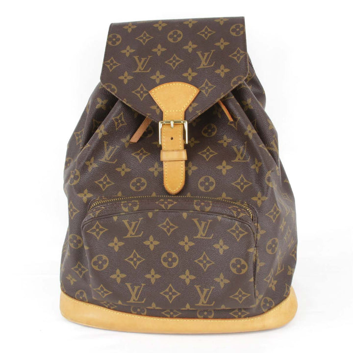 『USED』 
LOUIS VUITTON ルイ・ヴィトン 
 モンスリ M51135 リュック・デイパック 
モノグラムキャンバス モノグラム