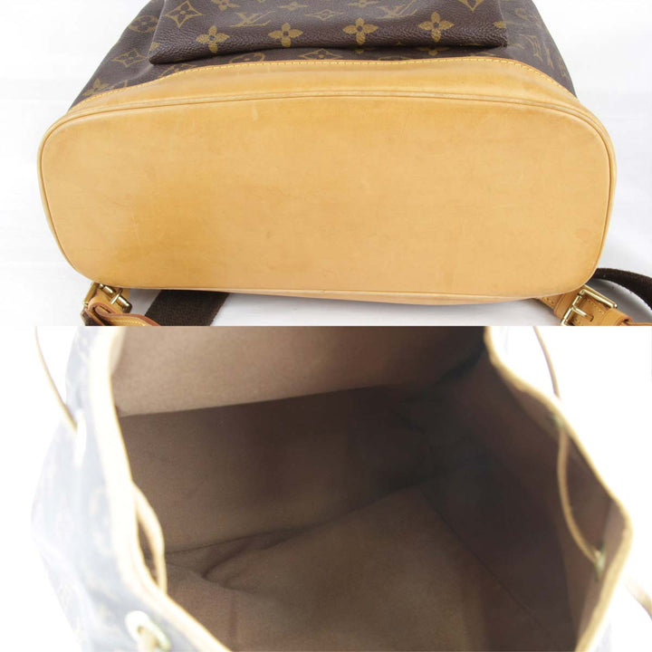 『USED』 
LOUIS VUITTON ルイ・ヴィトン 
 モンスリ M51135 リュック・デイパック 
モノグラムキャンバス モノグラム